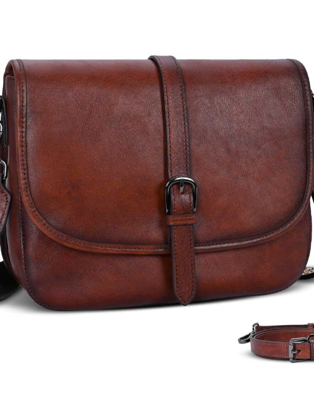 Leather Crossbody Bags for Women Shoulder Hobo Purse Satchel Handbags